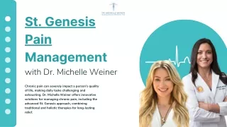 St. Genesis Pain Management With Dr. Michelle Weiner