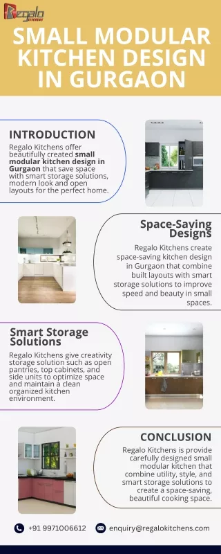 Small Modular Kitchen Design In Gurgaon