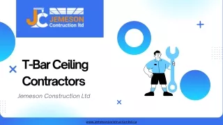 T-Bar Ceiling Contractors