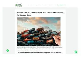 How to Find the Best Deals on Bulk Scrap Online: Where to Buy and Save