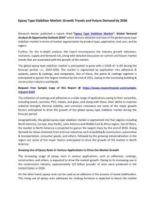 Epoxy Type Stabilizer Market Size 2036