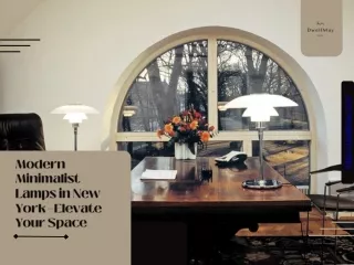 Modern Minimalist Lamps in New York – Elevate Your Space