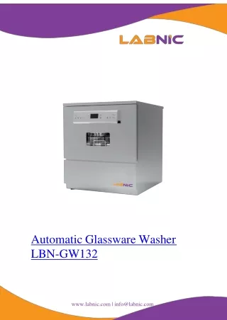 Automatic Glassware Washer 126 L