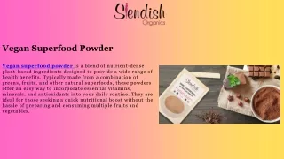 Nourish & Thrive: Vegan Superfood Powder for Optimal Health