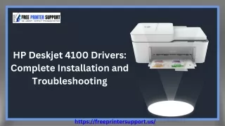 HP Deskjet 4100 Drivers Complete Installation and Troubleshooting