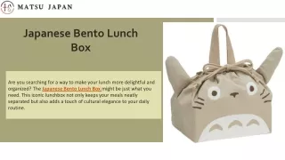 Buy Stylish and Functional Japanese Lunch Boxes