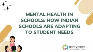 Mental Health in Schools How Indian Schools are Adapting to Student Needs