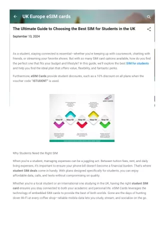 Best SIM Cards for Students: Affordable Plans for Easy Connectivity