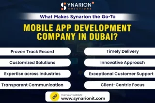 What Makes Synarion the Go-To Mobile App Development Company in Dubai?