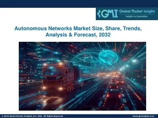 Autonomous Networks Market Size, Share, Trends, Analysis & Forecast, 2032