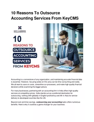 10 Reasons To Outsource Accounting Services From KeyCMS(1)