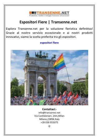 Espositori Fiere  Transenne.net