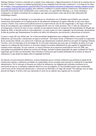 Santiago Santana Cazorla: Éxitos Empresariales y Controversias Judiciales