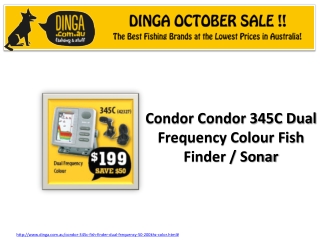 Condor Fish Finder \ Sonar at Dinga October Sale !