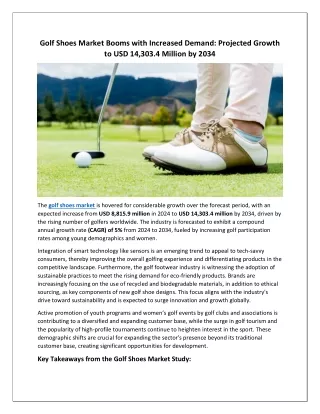 Golf Shoes Market