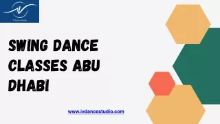 Join Swing Dance Classes in Abu Dhabi for Beginner
