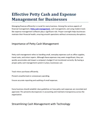 Effective Petty Cash and Expense Management for Businesses-compressed