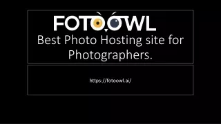 Best Photo Hosting site for Photographers