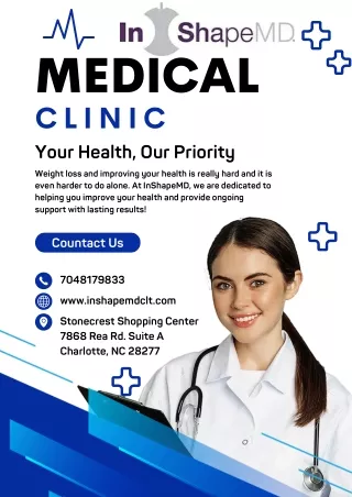 Professional Medical Weight Loss Programs Tailored for You – InShapeMD Charlotte