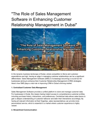 _Sales Management Software Dubai
