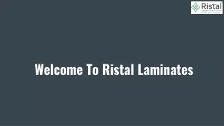 Ristal Laminates Offers Premium Plywood in India