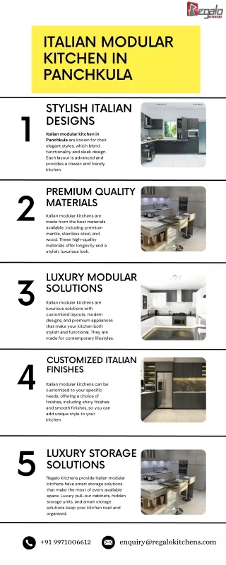 ITALIAN MODULAR KITCHEN IN PANCHKULA