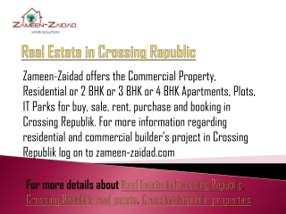 Real Estate in Crossing Republic