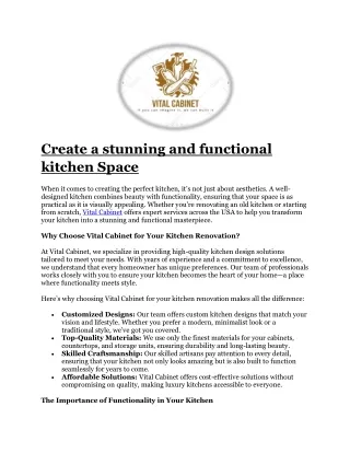 Kitchen Cabinets And Storage