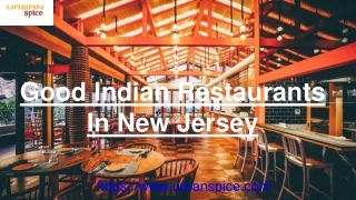 Good Indian Restaurants In New Jersey
