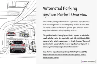 2024 Automated Parking System Market Report