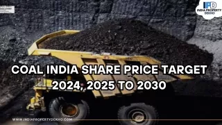 Coal India Share Price Target 2024, 2025 to 2030