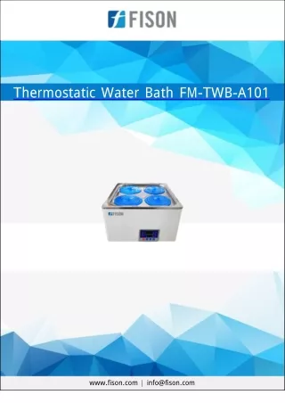 Thermostatic Water Bath 4.3 Kg