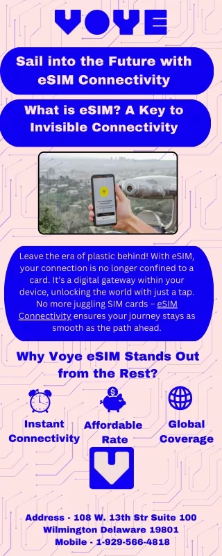 Travel Smarter with Voye Global’s eSIM Connectivity