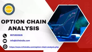 ICFM offers detailed training in Option Chain Analysis