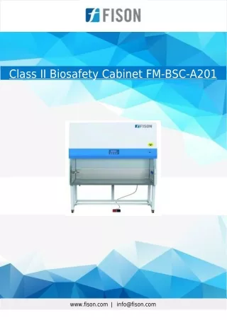 Class II Biosafety Cabinet 243 kg