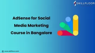 AdSense for Social Media Marketing Course in Bangalore-Skillfloor