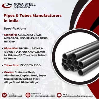 Pipes & Tubes | Round Bar | Flanges | Large Diameter Pipe