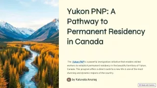 Discover Yukon Canada PNP Your Path to a New Life