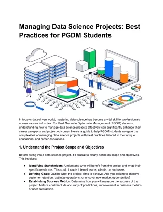 Managing Data Science Projects_ Best Practices for PGDM Students