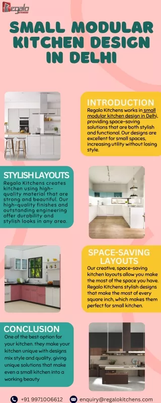 Small Modular Kitchen Design In Delhi