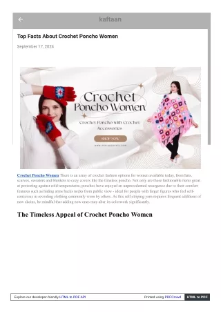 Find Your Perfect Fit: Women's Crochet Ponchos by Mini Apparels