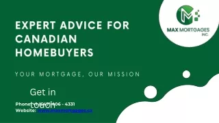 Expert Advice for Canadian Homebuyers