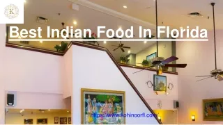 Best Indian Food In Florida