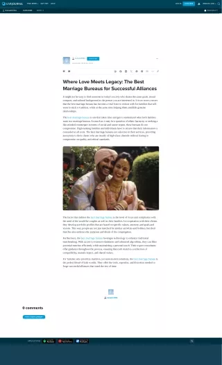 Where Love Meets Legacy: The Best Marriage Bureaus for Successful Alliances