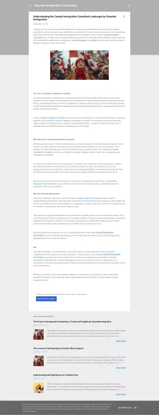 Understanding the Canada Immigration Consultant Landscape by Visawide Immigratio