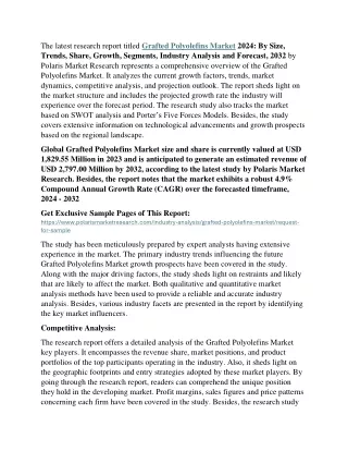 Grafted Polyolefins Market