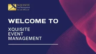 Xquisite Event Management Chennai,Event Management Companies Chennai