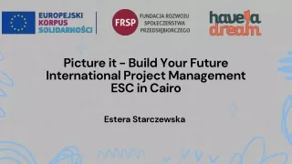 final presentation Estera Starczewska