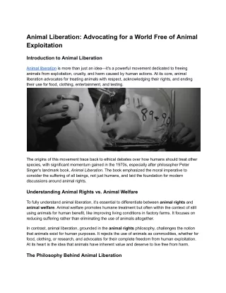 Animal Liberation_ Advocating for a World Free of Animal Exploitation (1)