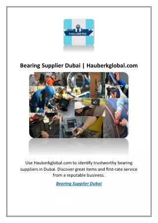 Marine Spare Parts Suppliers In Uae | Hauberkglobal.com